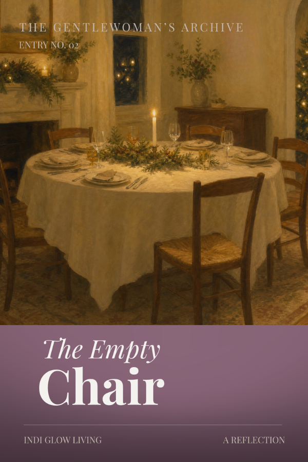 Entry 02 |The Empty Chair